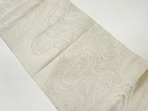 流水模様織出し袋帯